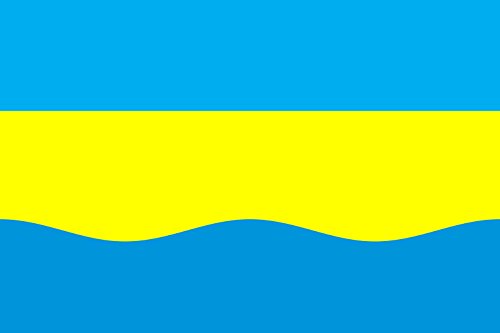 Drapeau Large Velyka Lepetykha raion en maille drap de pavillon résistant - 2