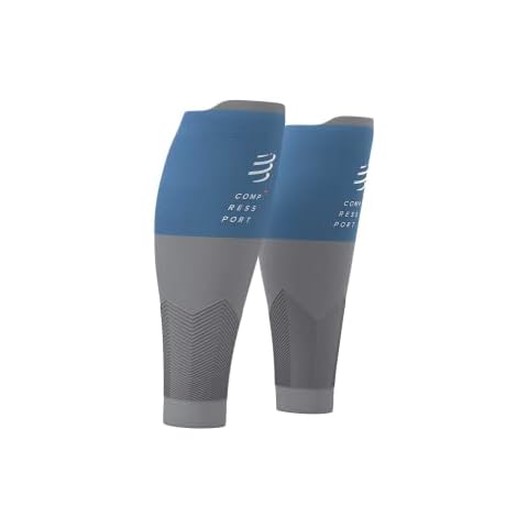 Pantorrillera COMPRESSPORT R2v2 Pacific BLU/Alloy Unisex Cover