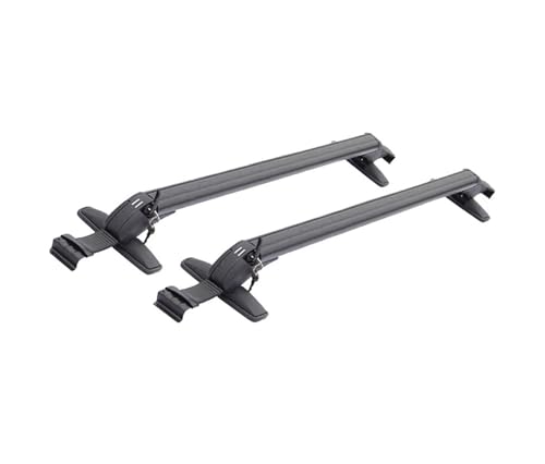 Barres de toit voiture universelles SHANSHAN en aluminium noir 82cm avec serrure antivol