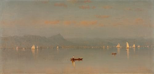 Tableau Haverstraw Bay sur toile unique pour décoration murale élégante 60x90cm