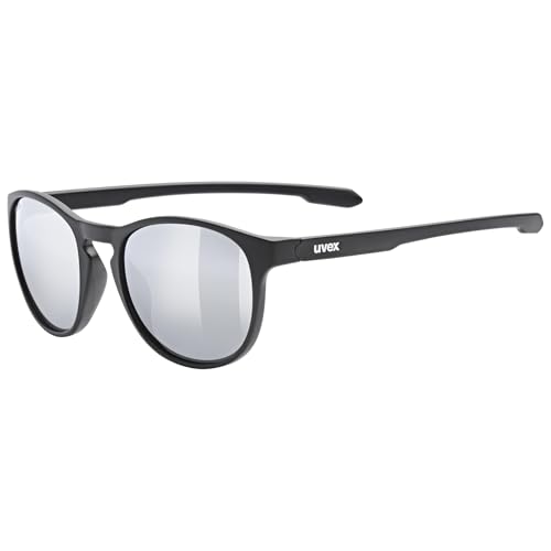 uvex LGL 53 - Sonnenbrille für Damen und Herren - starker Schutz vor Sonnenstrahlung - 100% UVA-, B, C Schutz - black matt - one size