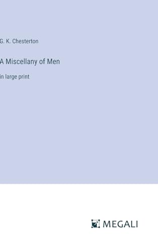 A Miscellany of Men: in large print