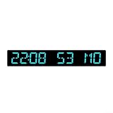 Affichage multifonction : gardez votre emploi du temps sous contrôle avec cette horloge LED qui affiche en heures, minutes, secondes et même le jour de la semaine pour une référence rapide.
