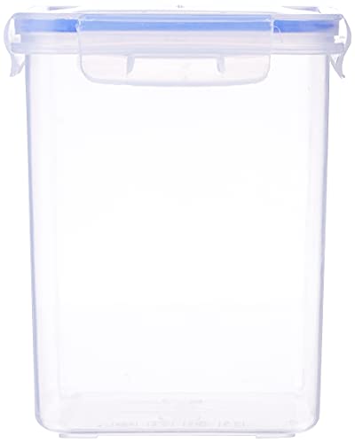 Image of Aristo Lock & Fresh 213 Plastic Storage Container For Storing grains, pulses, rice, wheat etc- 2400 ML, Transparent Clear, large (LOCK&FRESH213) (19 x 13 x 16.5cm)