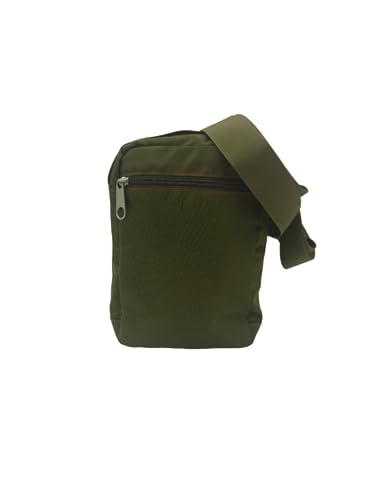 Bolso de hombro Avirex de nailon verde para hombre 3