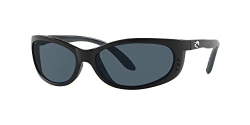 Costa Del Mar Sunglasses 06 S 9058 905803 Fathom 11 Matte Black Gray 580