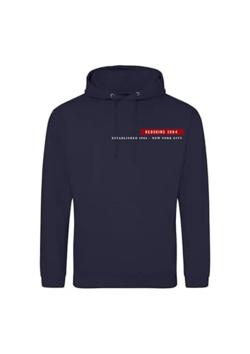 Redskins Sweat Shirt Sweater Pulls à Capuche Sport Imprimé Vêtements Enfants Garçon et Fille Hiver Molletoné Chaud Modèle R231072 Navy 16 Ans