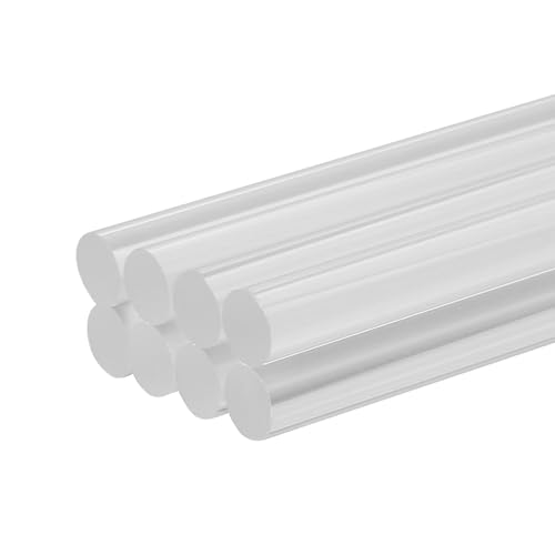 Tiges en plastique acrylique transparent de 8mm rigides et faciles à découper