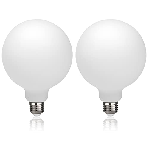 Image of G40 LED Globe Light Bulbs, E26 Base, Warm White 2700K, 2 Pack