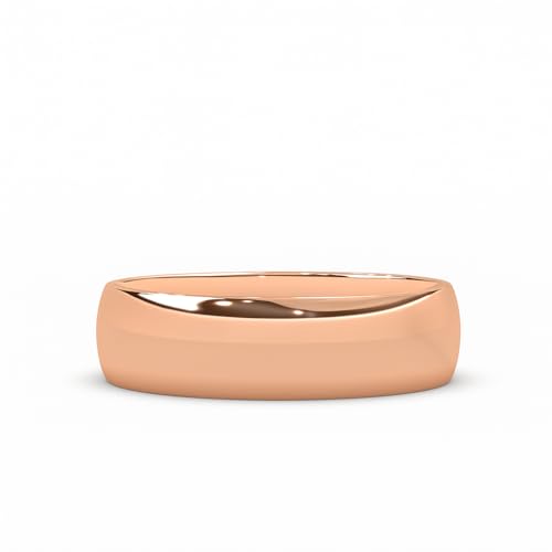 Image of Pure 925 Sterling Silver Plain Band Ring for Women Men in 18k Gold Plated | Simple Classic Wedding Ring for Him and Her | Best Gift | Couple Band