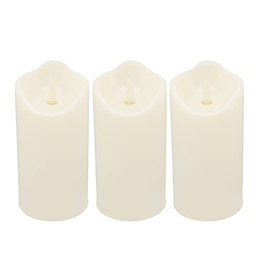 Tyenaza Candele a LED, Luci da tè a LED, Luci da tè a Batteria Riutilizzabili Senza Fiamma, Candele per Feste, Bar, Chiese, Matrimonio, Luce Calda