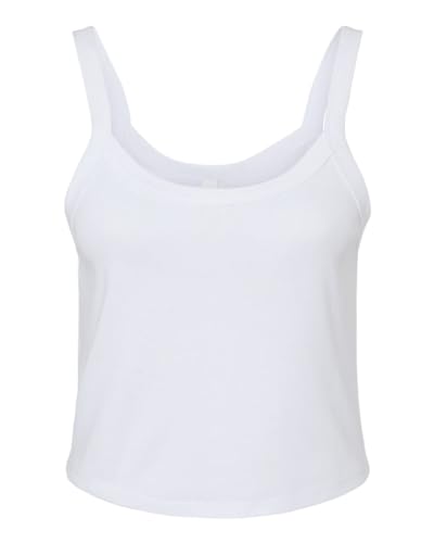 Bella + Canvas Ladies' Micro Ribbed Scoop Tank