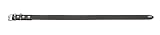 HUNTER Hundehalsband Grenada aus Leder, Farbe: Schwarz, handgefertigt in Deutschland, für Training und Alltag, robust, komfortabel, Schlichtes, Elegantes Design, Größe: 47, Umfang: 37-43 cm