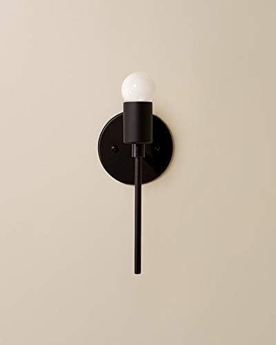 Regal Nauticaz Industrial Wall Sconce Matte Black Vanity Light Fixture Wall Sconce Industrial Vintage Wall Lamp Fixture Simplicity Wall Lights for Bedroom