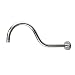 17 Inches Shower Arm Made of Stainless Steel Water Outlet PJ1701, Long Reach Shower Head Extension Chrome Finish by Purelux