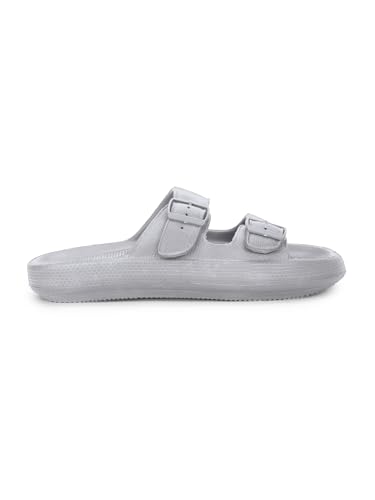 Image of Bata 8712 Venus Slider E Grey Casual Mule Slip-On Thong Slipper for Men