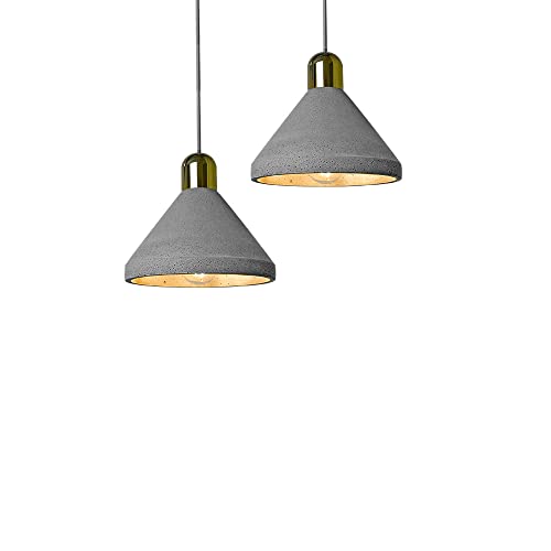 Lámpara de techo colgante loft industrial para iluminación interior gris 5