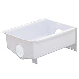 W10670845 AP6023698 Ice Maker Replacement Parts Refrigerator Ice Bucket Compatible with Whirlpool, Kenmore, kitchenaid, Amana Refrigerator Ice Bucket Fits 2196091, 1115342, 1115372, 2152701, etc.