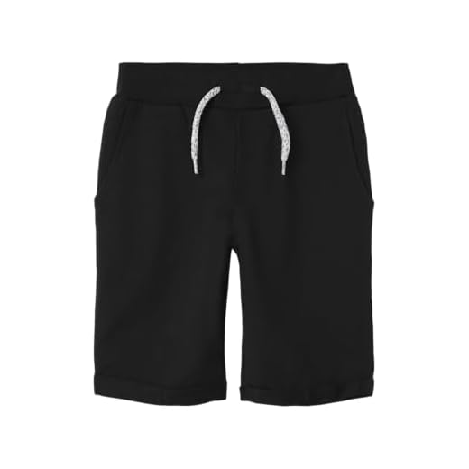 Name It Nkmvermo Long SWE Shorts Unb F Noos Garçon - Noir - 140 cm