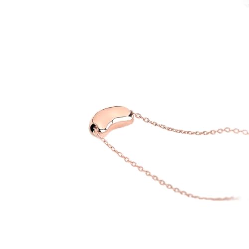 Bijoux en argent sterling en forme de haricot, le cadeau idéal pour femme