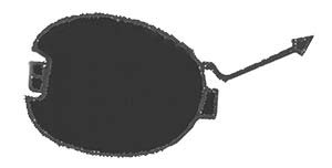 Taros Trade 8483 Tappo Coprigancio Traino Paraurti Posteriore