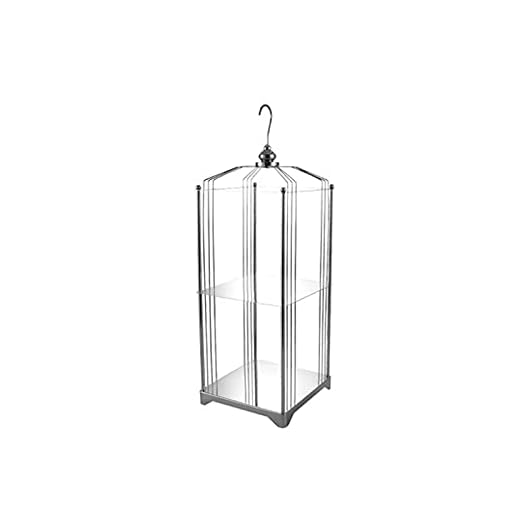Tårta dekorationsstativ Rostfritt stål Tre-Tier Cake Stand Square Dessert Display Stativ Enkel Eftermiddag Tea Dessert Frukt Stativ for Butiksmottagning Buffé Bröllopsfödelsedag & fest (Size : B)