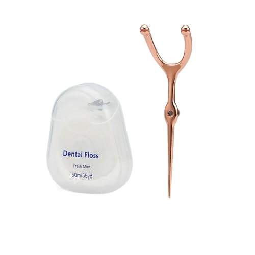 Ensemble de cure-dents en acier inoxydable pour fil dentaire (style 3)