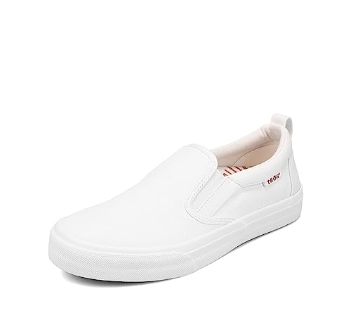 Image of Taos Rubber Soul Slip-On Women's Sneaker - Fresh and Clean Canvas Design with Effortless Style, Removable Footbed and Arch Support - Elevated Comfort for All-Day Fashion