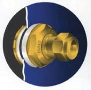 22mm ESSEX Flange - CF1RNS by Primaflow, Black, 0-4 bar
