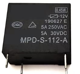 Relais MPD S 112 A 5V ou 12V pour la création de prototypes et modules de domotique