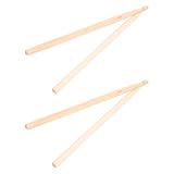 Baquetas para principiantes: las baquetas bien hechas tienen una superficie suave y cómoda, lo cual es conveniente y práctico, baquetas para instrumentos de percusión.