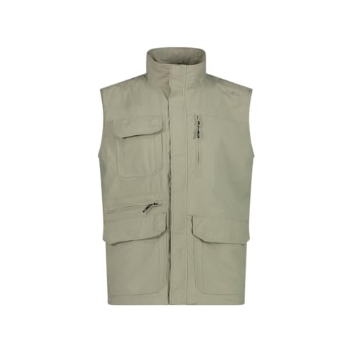 Chaleco de nylon transpirable de hombre para montaña con bolsillos grandes
