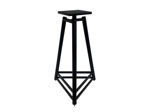 Monolith Easel Style Speaker Stand 32in Each Adjustable Spikes Supports up to 100 LBS Sturdy Construction Compatible with Most Bookshelf Speakers