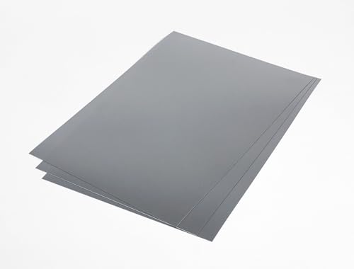Image of Grafix Metallic Shrink Film, Silver Opaque, 8.5 x 11 in, Pack of 50