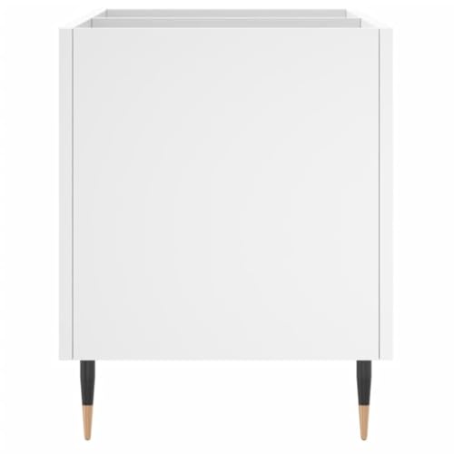 Meuble vinyle industriel blanc pour protéger vos disques LP