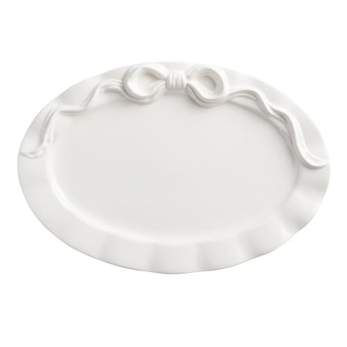 Mud Pie Ceramic Bow Serving Platter