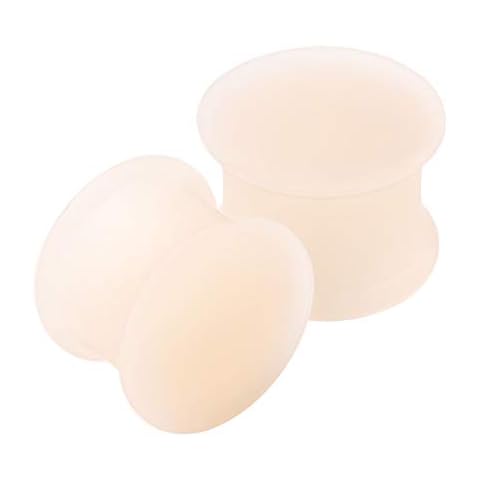 KJM FASHION 2PCS Silicone Skin Gauges Cover