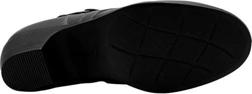 Clarks Clarks Women’s Emily2 Henley Leather Ankle Zip Bootie, Black Leather, 8.5 Wide