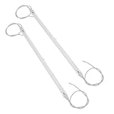 Gatuida 2 Stück Quarz Heizelement 26cm mit Kabel Mattes Keramik Heizrohr Ersatz für Elektrische...