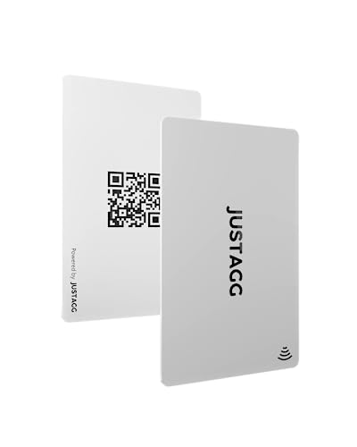 Image of Digital Business Card - Smart NFC Contact and Networking Card (Black) (White)