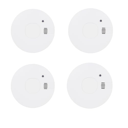 Smartwares 4er-Set Rauchmelder – 5 Jahre austauschbare Batterien – Schnelle und zuverlässige Erkennung – 85 dB – FSM-11754 – Ansicht 1
