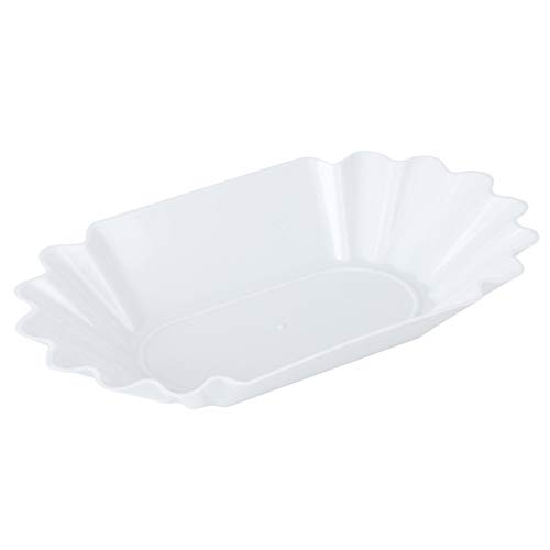 Annadue Plateau à Grains de café en PP de qualité Alimentaire, Récipient de Stockage d'échantillons de Plats, Accessoire de Cuisine pour l'organisation du Comptoir (White)