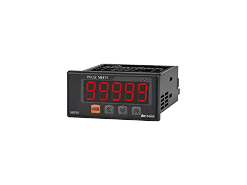 MP5Y-43, Meter, Pulse, LED W72XH36mm, 5 Digit, 13 Modes, Indicator, BCD Dynamic Sub Output, 100-240 Vac Supply
