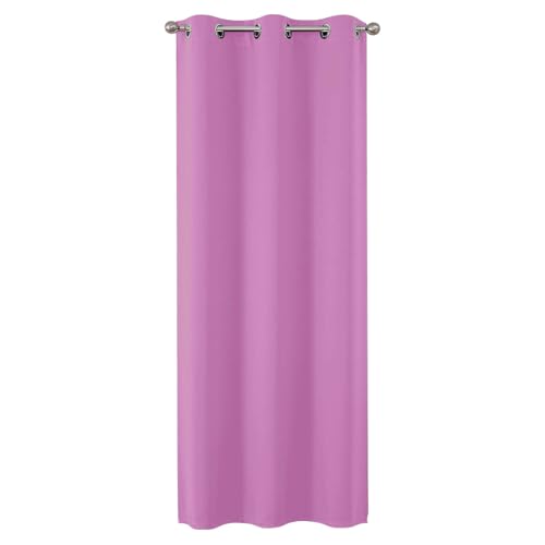Image of Joydeco Blackout Curtains 1 Piece, Blackout Door Curtain, Door Curtain with Eyelets, Thermal Cold Protection, Heat Protection, Sound Protection for Bedroom, Living Room