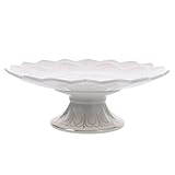 ZUNOXAZ 白佛教供物皿 純白清潔な祭壇用フルーツトレイ 蓮華装飾付き宗教供物台 お彼岸 法要 お盆の礼拝用神具容器