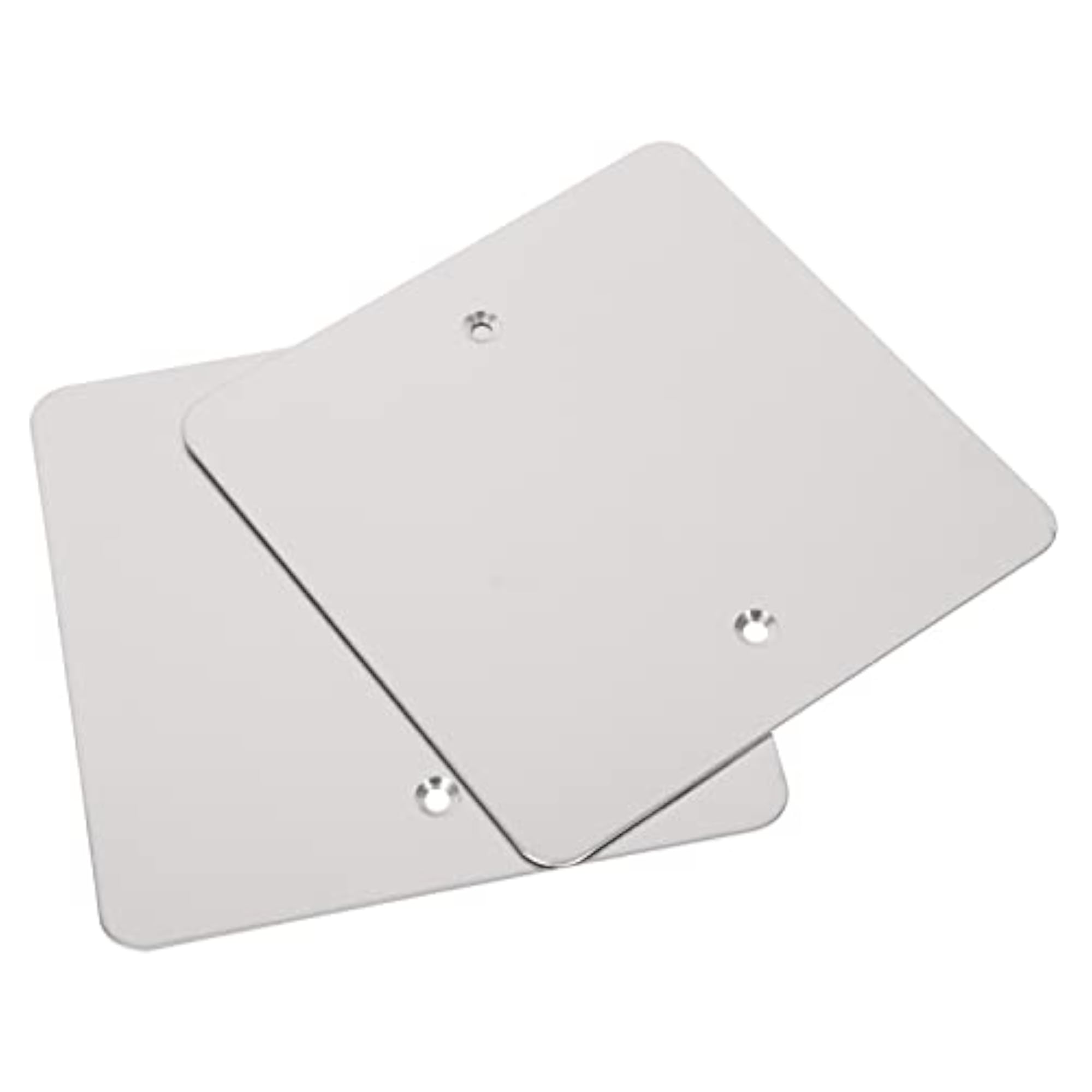 2pcs Stainless Steel Cover Plates for Power Outlets