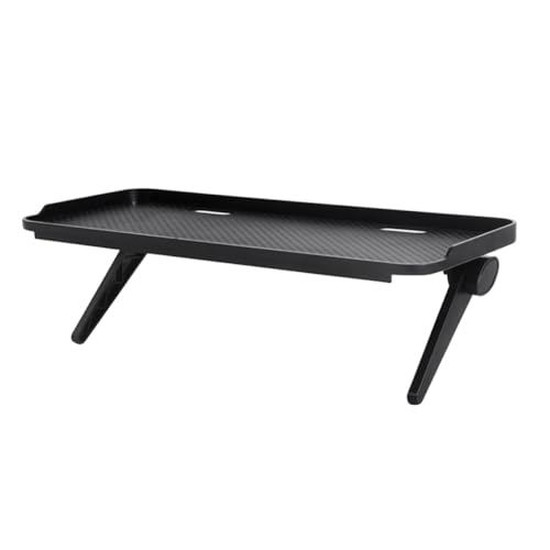 Toyvian Soporte de Almacenamiento sin Perforaciones para Decodificadores y Monitores, Estantería Práctica de Abs Resistente, Tamaño Mediano, Adecuado para Cocina, Dormitorio y Oficina,