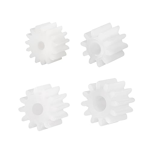Bevel Gear Pinion Hardware Mechanical 10pcs 8/10/12/16 Teeth 2mm Hole Dia Plastic Shaft Gear Motor Parts Toy Accessories 082/102/122/162A(16 Teeth)