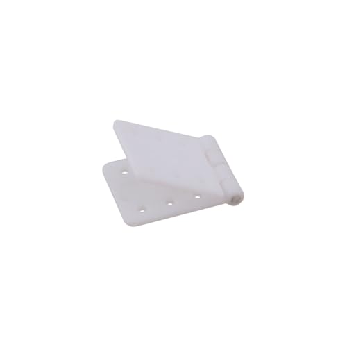 Ruiwaer 30PCS White 24x12 Remote Control Aircraft Hinges Nylon Hinge for RC Airplane Model Airplane Parts Fixed Wing Model - Thumbnail 3