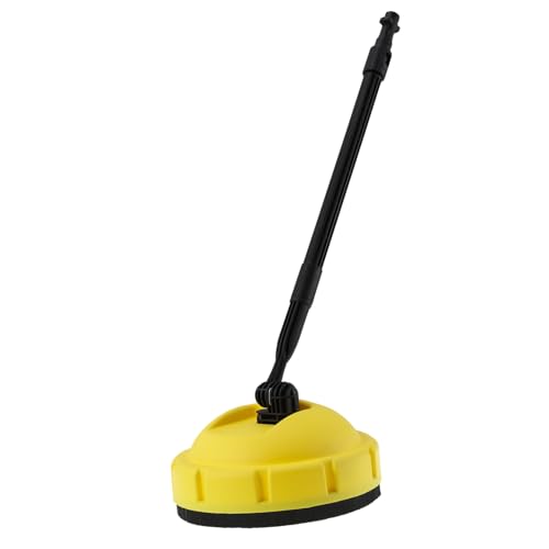 ORFOFE Limpiador de Superficies de Alta Presión con Cepillo Giratorio y Mango Ergonómico para Limpieza de Patios y Domésticos Herramienta Resistente y Ligera para Hidrolavadora